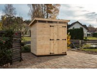 Upyard kerti ház Strongbox L alappal 203 cm x 163 cm natúr FSC Upyard kerti ház Strongbox L alappal 203 cm x 163 cm natúr FSC