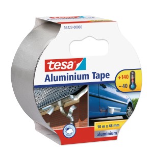 Tesa alumínium szalag, 10 m x 50 mm, beltéri és kültéri javításhoz és tömítéshez.
