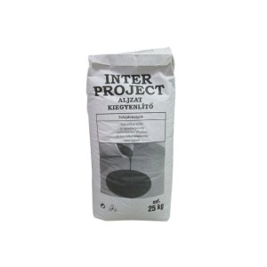 Zsák t.b.t. aljzatkiegyenlítő Inter Project nyomattal, töltőtömeg 25 kg.