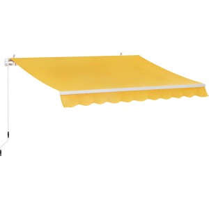 Sárga napellenző szövet 300x200 cm, csuklókaros és kazettás napellenzőkhöz.