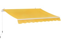 Napellenző szövet 300 cm x 200 cm sárga Napellenző szövet 300 cm x 200 cm sárga