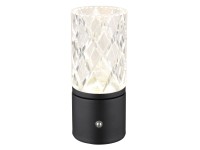 Asztali lámpa LUNKI Fekete 1xLED 2,5W Asztali lámpa LUNKI Fekete 1xLED 2,5W