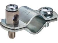 Földelőbilincs horganyzott  ezüstszínű 15 mm -18 mm