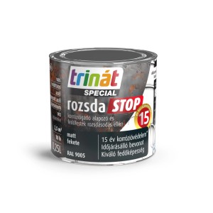 Doboz t.b.t. rozsdavédő festék, fekete, matt. Korrózióvédelem vas, acél, alumínium, réz számára.