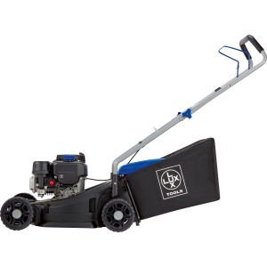 LUX-TOOLS B-RM-132/40 benzines fűnyíró 40 cm vágószélességgel és fűgyűjtővel.