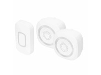 HOME Vezeték nélküli csengő szett - 2 csengő 1 nyomógomb 160 m DBS1601DC