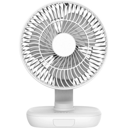 Akkumulátoros asztali ventilátor Ø 20 cm fehér