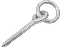 Szemes csavar karikával és anyával horganyzott 98 mm x 40 mm