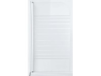 Kádfal egyrészes csíkos üveggel Kádfal egyrészes csíkos üveggel