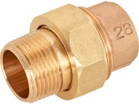 OBI forrasztható csavarzat 28 mm x 33,3 mm (R 1) vörösöntvény OBI forrasztható csavarzat 28 mm x 33,3 mm (R 1) vörösöntvény