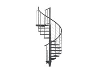 Minka kültéri lépcső Spino Zink átmérő 140 cm antracit