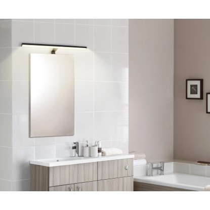 Globo LED-es falilámpa 1 izzós fekete matt 600 mm x 40 mm