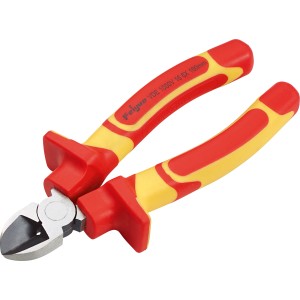 LUX Oldalcsípőfogó VDE Classic 160 mm piros-sárga nyéllel, vezetékek vágásához.