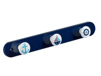 Hettich ruhafogas Maritim 3 akasztós 280 mm x 40 mm x 32 mm többszínű műanyag Hettich ruhafogas Maritim 3 akasztós 280 mm x 40 mm x 32 mm többszínű műanyag