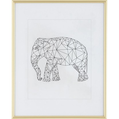 OBI műanyag keret 40 cm x 50 cm arany