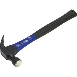 LUX ácskalapács Classic, 280 mm, kék üvegszálas nyéllel és fekete ergonomikus markolattal.