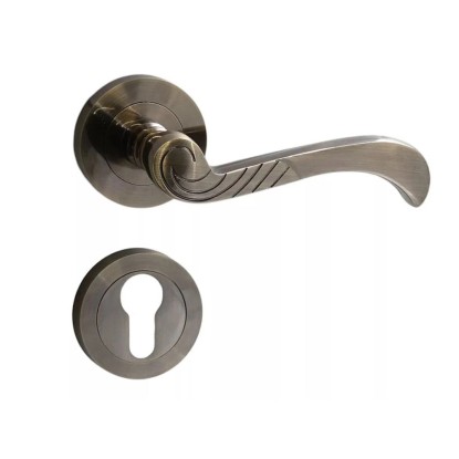 Ajtókilincs Rose CZ rozettás antikolt