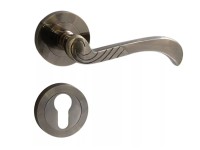 Ajtókilincs Rose CZ rozettás antikolt