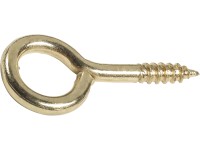 LUX szemescsavar 2 mm x 10 mm sárgarezezett 5 darab LUX szemescsavar 2 mm x 10 mm sárgarezezett 5 darab