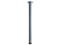 Hettich asztalláb 75 mm x 1100-1130 mm alumínium hatású szerelőlappal Hettich asztalláb 75 mm x 1100-1130 mm alumínium hatású szerelőlappal