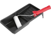 Festőkészlet festéklehúzó tálcával és festőhengerrel 10 cm Festőkészlet festéklehúzó tálcával és festőhengerrel 10 cm