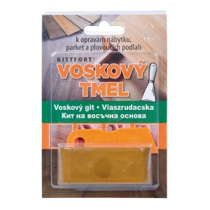KITTFORT Viaszkészlet fafelületek javításához, spatulával.