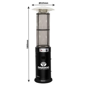 Daewoo Kültéri gázos hősugárzó "Spiral" 11 kW