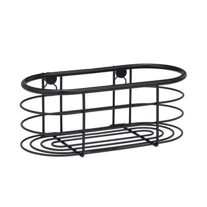 WENKO Trestina fali polc nemesacél fekete