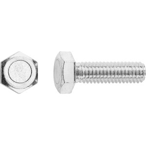 LUX Gépi csavar M6 x 20 mm rozsdamentes acél teljes menet 50 darab