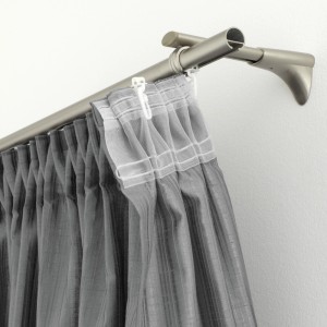 Gardinia Klickgleiter Maxi, 20 db-os csomag, függönysínben függönnyel.