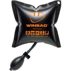 Fekete Winbag szerelőkés emeléshez és beállításhoz, ideális szerelési munkákhoz.