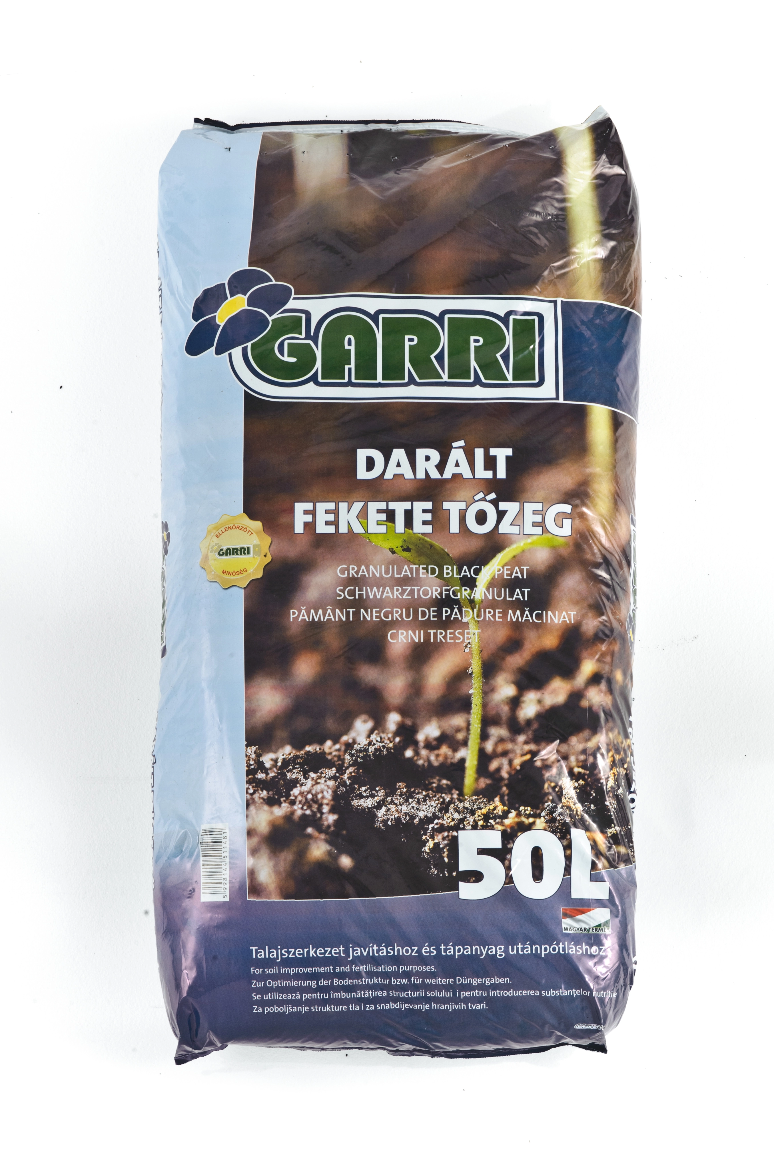 Garri t zeg dar lt fekete 50 l v s rl sa OBI