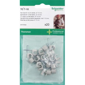 Schneider Electric Thorsman szögbilincs kerek kábelekhez, 20 db.
