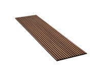 Akusztikus panel falburkolat dió olajozott MDF fekete akusztikus filc 240 cm Akusztikus panel falburkolat dió olajozott MDF fekete akusztikus filc 240 cm