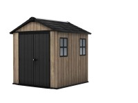 Keter 263955 Apex 7,5 X 7 / 7 X 7,5 műanyag kerti ház - kőrisfa