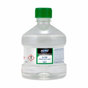 t.b.t. (oldószer) flakon zöld kupakkal. Alkalmas tisztítási munkákhoz.