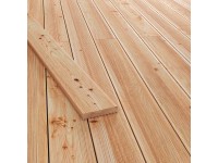 Teraszpadló közép-európai vörösfenyő kezeletlen 200 cm x 14,5 cm x 2,8 cm