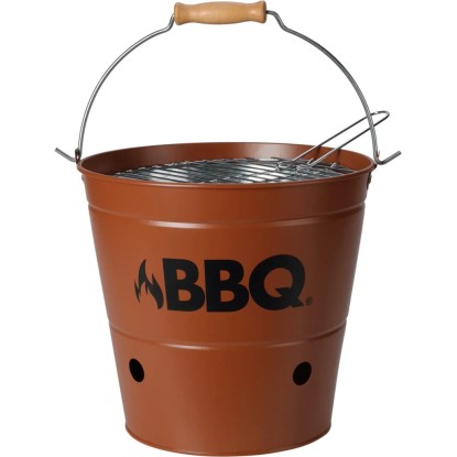 Grill vödör narancs 26 cm x 26 cm x 25 cm