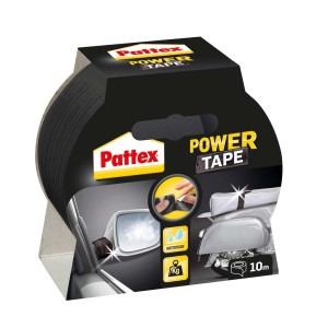 Pattex Power Tape, fekete vízálló ragasztószalag, 10m tekercs.