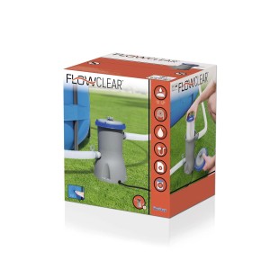 Flowclear szűrőszivattyú 800 gal dobozban, tartozék 17 400 literes medencékhez.