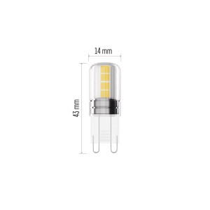 EMOS LED izzó Classic JC / G9 / 2,5 W (32 W) / 350 lm / Természetes fehér