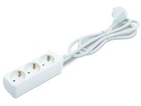 Csatlakozó aljzat 3-as  fehér