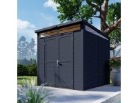 Bertilo Woodline Pent kerti ház 234 cm x 226 cm antracit FSC Bertilo Woodline Pent kerti ház 234 cm x 226 cm antracit FSC