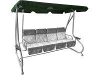 Tartalék tető a 4 személyes Talca hintaágyhoz 145 x 257 cm sötétzöld Tartalék tető a 4 személyes Talca hintaágyhoz 145 x 257 cm sötétzöld