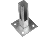 Oszloptalp kerítésoszlophoz  40 x 40 mm  horganyzott