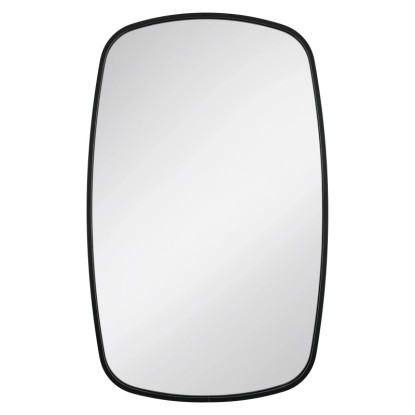 Ovális formájú tükör alumínium kerettel 50 cm x 80 cm