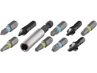 Wolfcraft csavarozó-készlet fa 10 részes