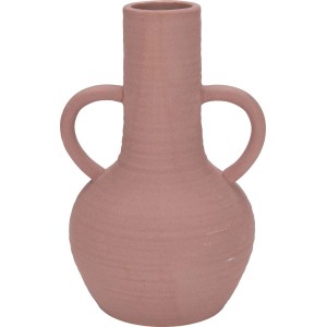 Terrakotta kőedény váza Ancient Secrets, 20,2 cm magas, dekoratív lakberendezési kiegészítő.