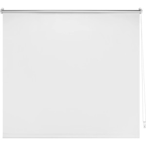 Fehér Manresa hővédő roló, 120x175 cm, lánccal a magánszféra és a napvédelem érdekében.