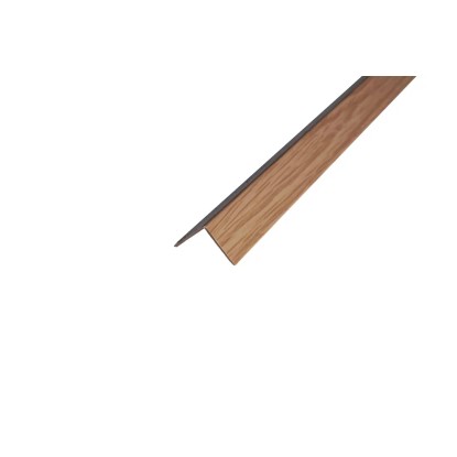 Műanyag sarokprofil 20 mm x 20 mm x 2500 mm tölgy